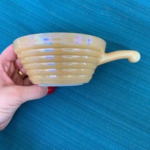 Vintage Anchor Hocking FireKing Peach Luster Bowl